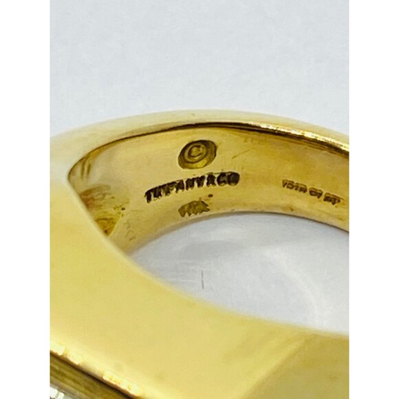 Tiffany & Co Paloma Picasso 18K Two Tone Gold Zoisite Tanzanite Octagonal GIA - Picture 8 of 8